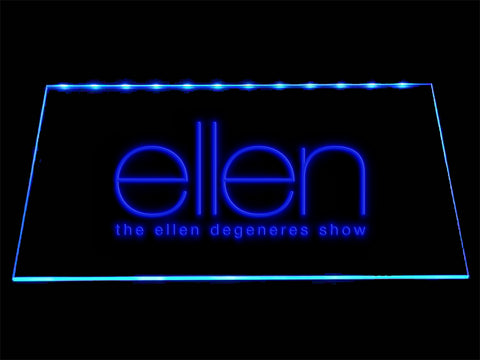 FREE The Ellen DeGeneres Show LED Sign - Blue - TheLedHeroes