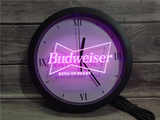 Budweiser King of Beer LED Wall Clock -  - TheLedHeroes