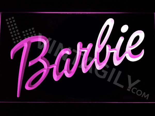 FREE Barbie LED Sign - Purple - TheLedHeroes