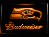 FREE Seattle Seahawks Budweiser LED Sign - Orange - TheLedHeroes