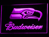FREE Seattle Seahawks Budweiser LED Sign - Purple - TheLedHeroes