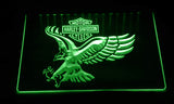 FREE Harley Davidson 15 LED Sign - Green - TheLedHeroes