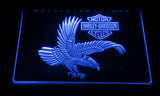 FREE Harley Davidson 16 LED Sign - Blue - TheLedHeroes