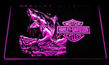 FREE Harley Davidson Shark LED Sign - Purple - TheLedHeroes