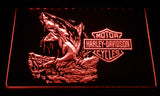 FREE Harley Davidson Shark LED Sign - Red - TheLedHeroes