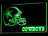 FREE Dallas Cowboys (4) LED Sign - Green - TheLedHeroes