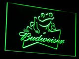 FREE Budweiser Frog LED Sign - Green - TheLedHeroes
