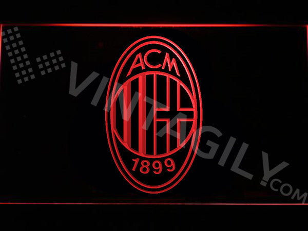 AC Milan LED Sign - Red - TheLedHeroes