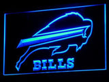 Buffalo Bills LED Neon Sign USB - Blue - TheLedHeroes