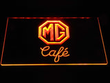 FREE MG Morris Garage Café LED Sign - Orange - TheLedHeroes