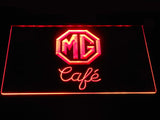FREE MG Morris Garage Café LED Sign - Red - TheLedHeroes