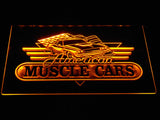 FREE American Muscle Cars LED Sign - Yellow - TheLedHeroes