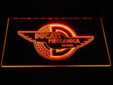 FREE Ducati Meccanica LED Sign - Orange - TheLedHeroes
