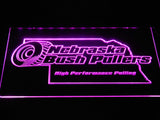 Nebraska Bush Pullers LED Sign - Purple - TheLedHeroes