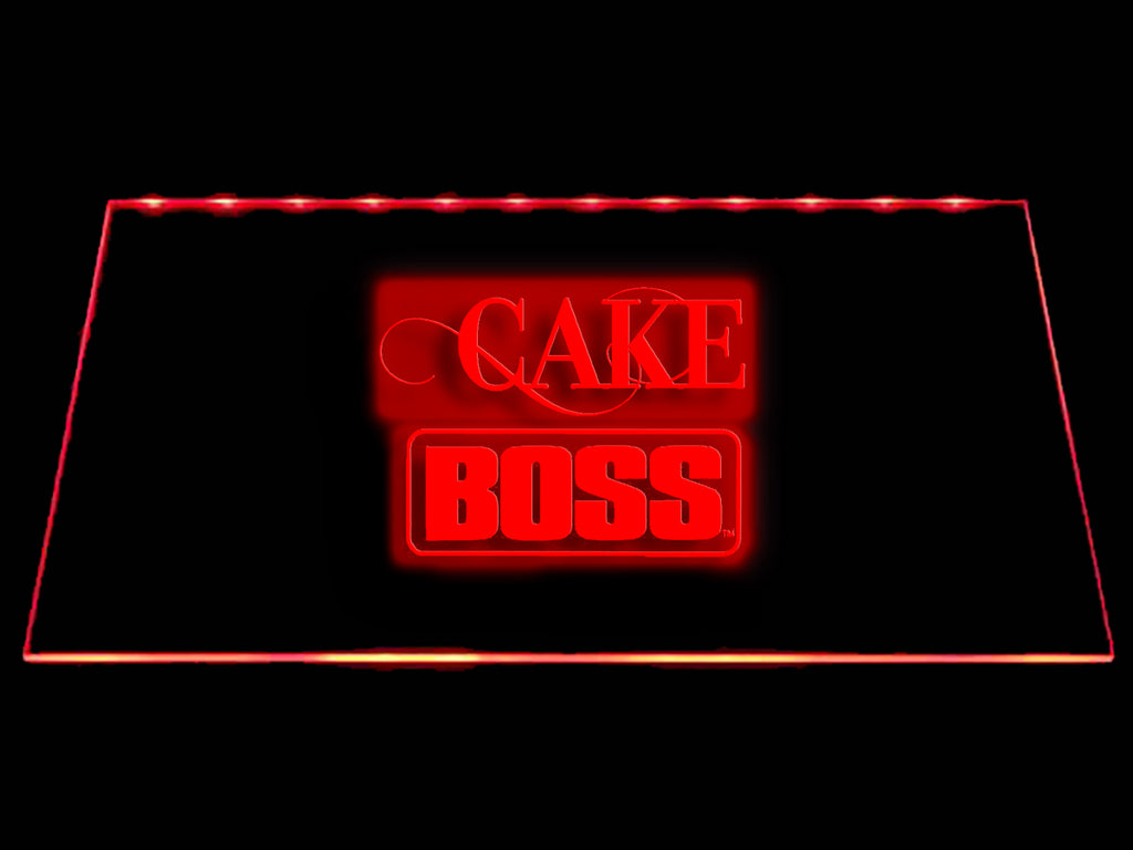 FREE Cake Boss LED Sign - Red - TheLedHeroes