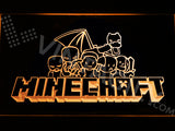 FREE Minecraft 4 LED Sign - Orange - TheLedHeroes
