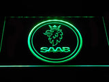 FREE Saab (2) LED Sign - Green - TheLedHeroes