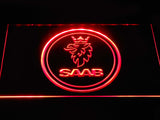 FREE Saab (2) LED Sign - Red - TheLedHeroes