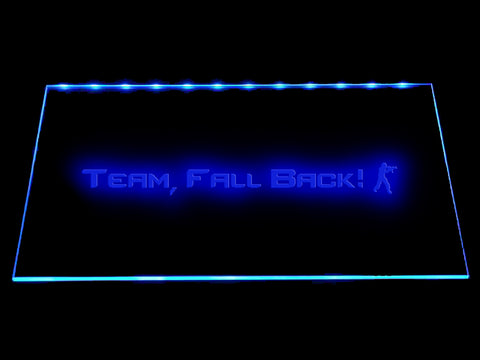 Counter Strike Global Offensive Team, Fall Back! LED Sign - Multicolor - TheLedHeroes
