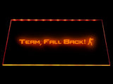 Counter Strike Global Offensive Team, Fall Back! LED Sign - Orange - TheLedHeroes