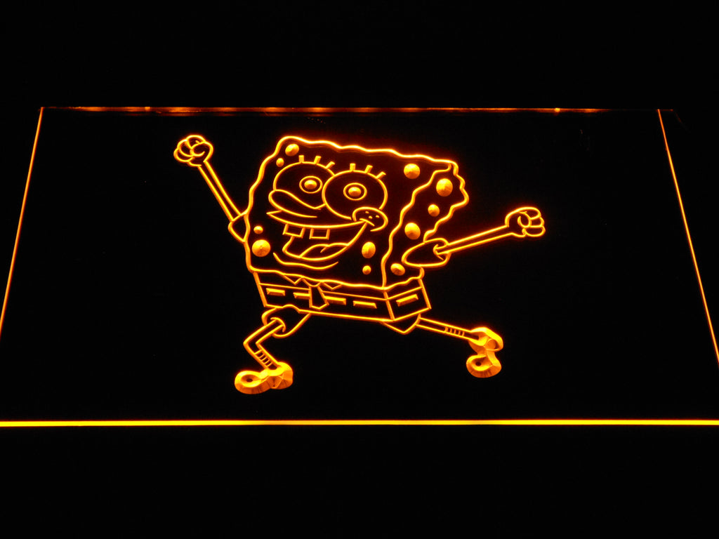 FREE Spongebob LED Sign - Yellow - TheLedHeroes