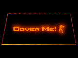 Counter Strike Global Offensive Cover Me! LED Sign - Orange - TheLedHeroes