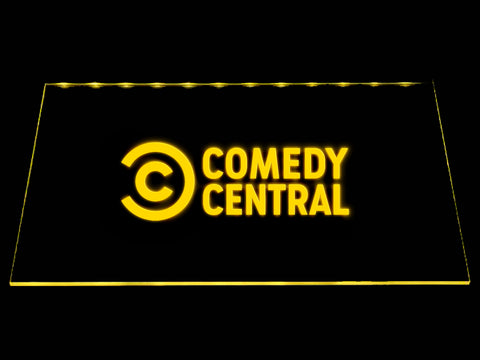 FREE Comedy Central LED Sign - Yellow - TheLedHeroes