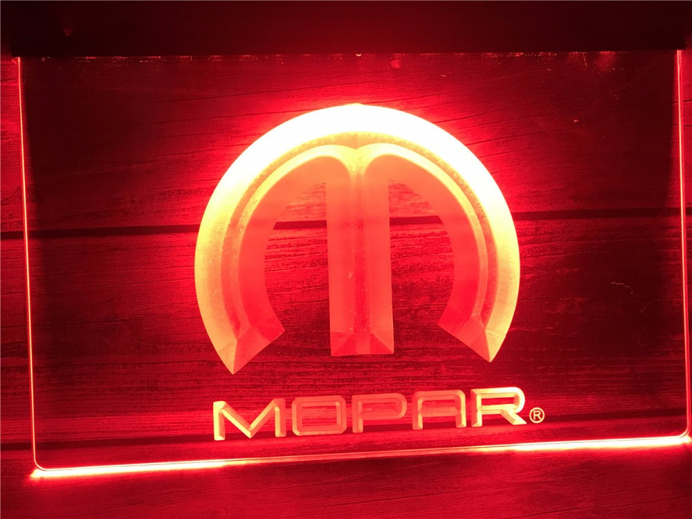 FREE Mopar LED Sign - Red - TheLedHeroes