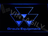 Groulx Equipment LED Sign - Blue - TheLedHeroes