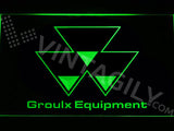 Groulx Equipment LED Sign - Green - TheLedHeroes