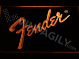 FREE Fender LED Sign - Orange - TheLedHeroes