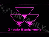 Groulx Equipment LED Sign - Purple - TheLedHeroes