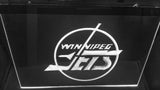 FREE Winnipeg Jets (2) LED Sign - White - TheLedHeroes