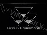 Groulx Equipment LED Sign - White - TheLedHeroes