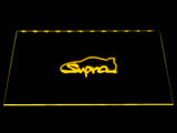FREE Toyota Supra LED Sign - Yellow - TheLedHeroes