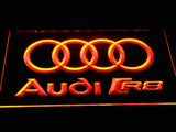 Audi R8 LED Neon Sign USB - Orange - TheLedHeroes