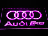 Audi R8 LED Neon Sign USB - Purple - TheLedHeroes