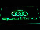 Audi Quattro LED Neon Sign USB - Green - TheLedHeroes