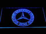 FREE Mercedes Benz LED Sign - Blue - TheLedHeroes