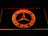FREE Mercedes Benz LED Sign - Orange - TheLedHeroes