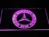 FREE Mercedes Benz LED Sign - Purple - TheLedHeroes