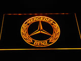 FREE Mercedes Benz LED Sign - Yellow - TheLedHeroes