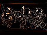 FREE Pokemon Starters LED Sign - Orange - TheLedHeroes