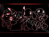 FREE Pokemon Starters LED Sign - Red - TheLedHeroes