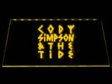 FREE Cody Simpson & The Tide LED Sign - Yellow - TheLedHeroes