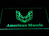 FREE American Muscle Cars LED Sign - Green - TheLedHeroes