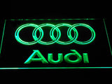 Audi LED Neon Sign USB - Green - TheLedHeroes