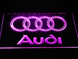 Audi LED Neon Sign USB - Purple - TheLedHeroes