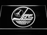 FREE Winnipeg Jets (5) LED Sign - White - TheLedHeroes