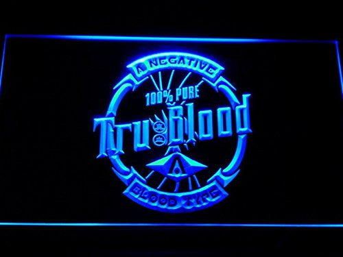 Tru Blood Badge LED Sign - Blue - TheLedHeroes
